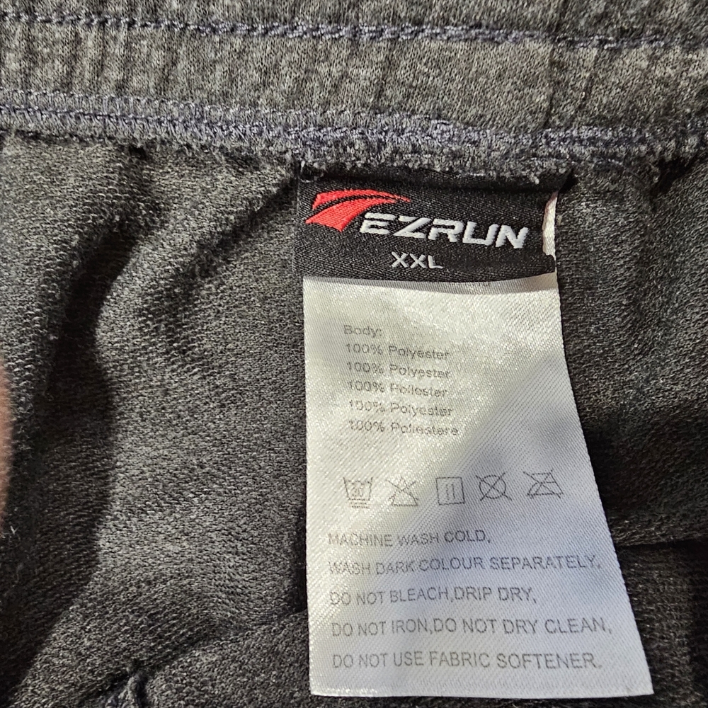 EzRun Heathered Gray size XXL knit shorts